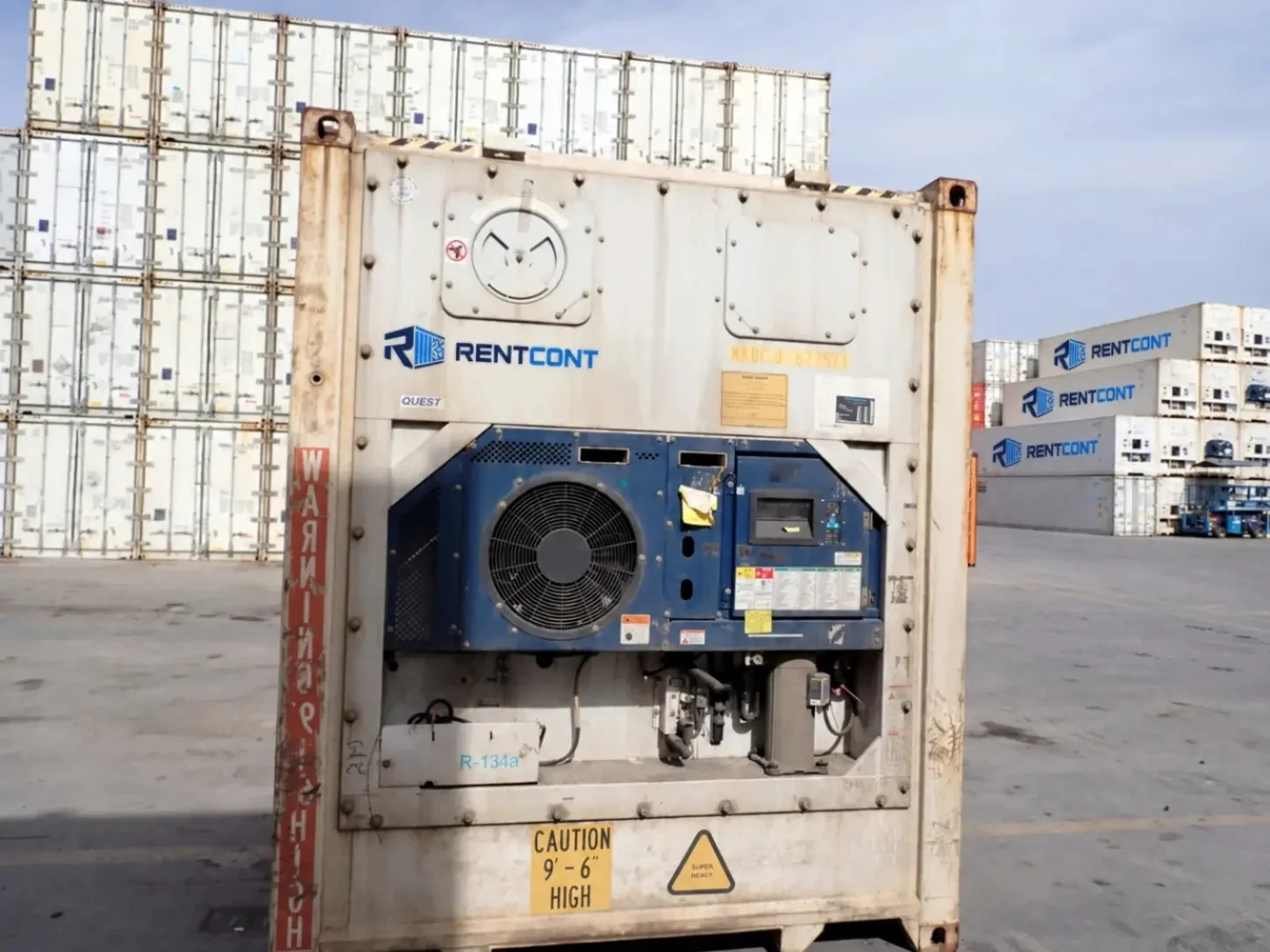 Rentcont markalı reefer konteyner soğutma ünitesi